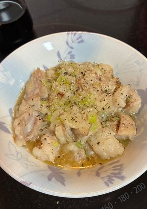居酒屋風おつまみ！ネギ塩ホルモン-レシピのメイン写真