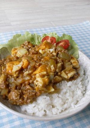 とてもマイルド!ごろごろ卵のキーマカレー-レシピのメイン写真
