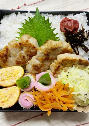4/8醤油麹漬け豚ロースの唐揚げ風弁当-レシピのメイン写真