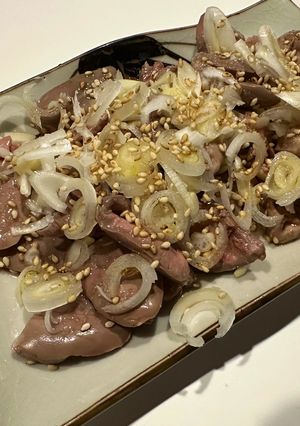 ハツ刺し風！鶏ハツの低温調理仕立て-レシピのメイン写真