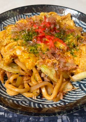 オムうどん-レシピのメイン写真