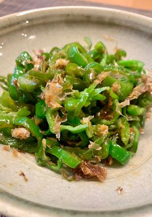醤油がジュワッと☆おかかピーマン-レシピのメイン写真