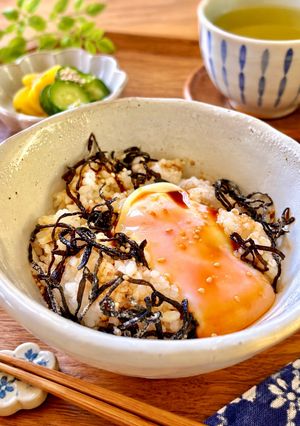 塩昆布バター目玉焼きご飯-レシピのメイン写真