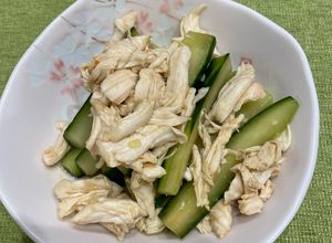 ごま油香る⭐︎きゅうりとささみの和え物-レシピのメイン写真