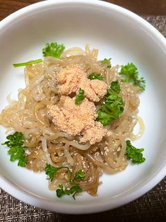シラタキと明太子の炒り煮-レシピのメイン写真