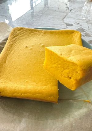 かぼちゃのしっとりプリンケーキ-レシピのメイン写真