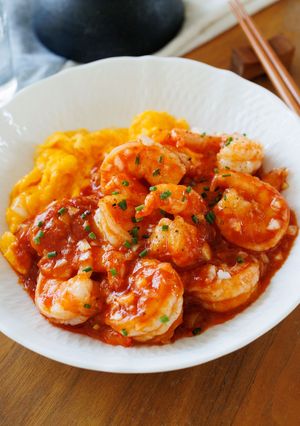 【基本のえびのチリソース煮】おうちで本格中華！-レシピのメイン写真