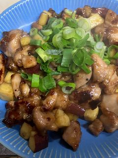 鶏肉とさつまいもの甘辛炒め-レシピのメイン写真
