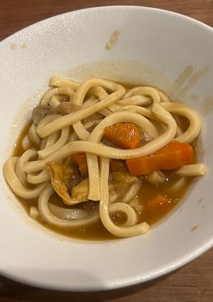 余ったカレーにうどん！！カレーうどん-レシピのメイン写真