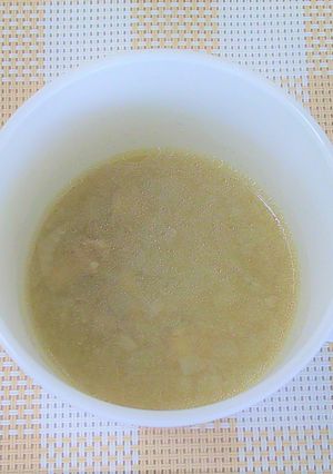 【離乳食後期】鶏肉とれんこんのスープ-レシピのメイン写真