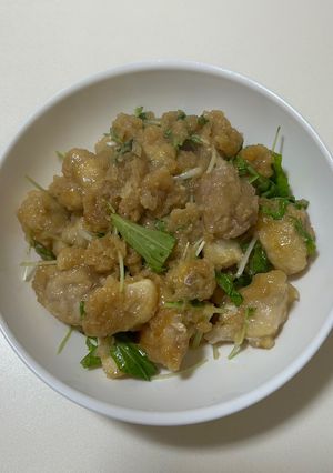 鶏もも肉のみぞれ煮-レシピのメイン写真