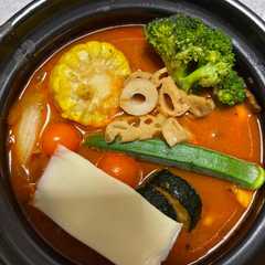 รูปของ 辛くないスパイス3つのスープカレー