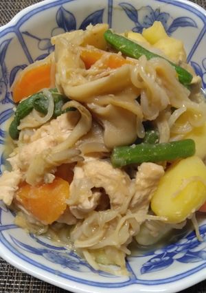 ヘルシー鶏むね肉じゃが-レシピのメイン写真