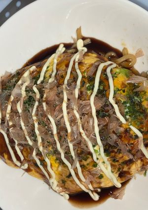 レンジで簡単☆オム焼ソバ-レシピのメイン写真