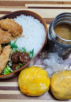 高校生男子お弁当26年3月3日-レシピのメイン写真