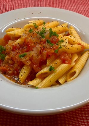簡単で美味しく！トマトソースペンネ🍅-レシピのメイン写真