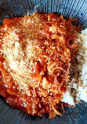 ♡フライパンで鶏肉と茄子のトマトカレー♡-レシピのメイン写真