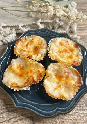 レンチンでソース作る！ミニグラタン-レシピのメイン写真
