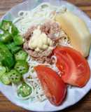 ヨウサマの減塩兵四郎細うどんサラダ