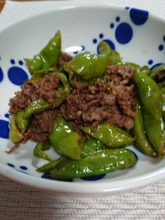 ピーマンと牛肉のオイスターソース炒め-レシピのメイン写真