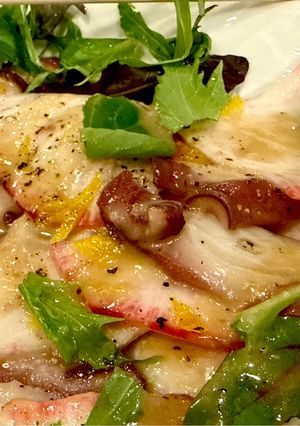タコとカブの柚子風味カルパッチョ-レシピのメイン写真