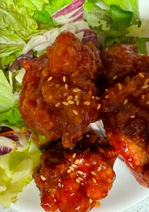ヤンニョムチキン-レシピのメイン写真