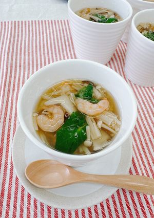 電子レンジで簡単！　豆腐入り茶わん蒸し-レシピのメイン写真