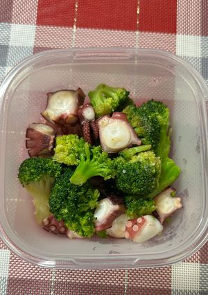 タコとブロッコリーのガーリック炒め-レシピのメイン写真