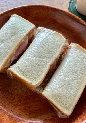 きゅうりの検定♪山わさびとハムのサンドイッチ-レシピのメイン写真
