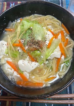 けんちん風味噌野菜タンメン-レシピのメイン写真