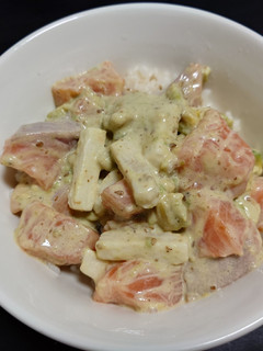 サーモンポキ丼-レシピのメイン写真