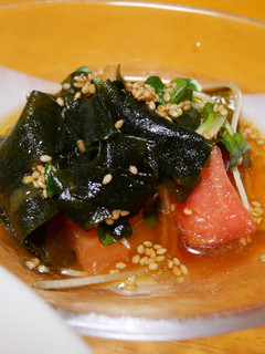 不器用トマトわかめ中華サラダ-レシピのメイン写真