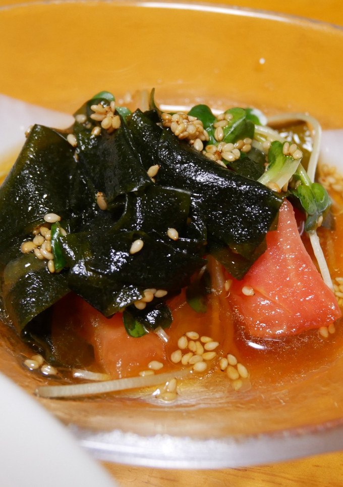 不器用トマトわかめ中華サラダ-レシピのメイン写真