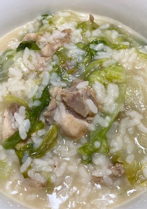 【糖尿病】鳥ももレタスの濃いおじや-レシピのメイン写真