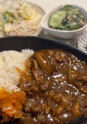 牛肉とキノコのカレー-レシピのメイン写真