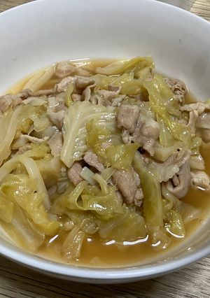 キャベツを食べる!!和風スタミナうどん-レシピのメイン写真