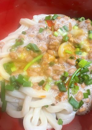 納豆うどん-レシピのメイン写真