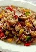 夏野菜とタコの混ぜご飯-レシピのメイン写真