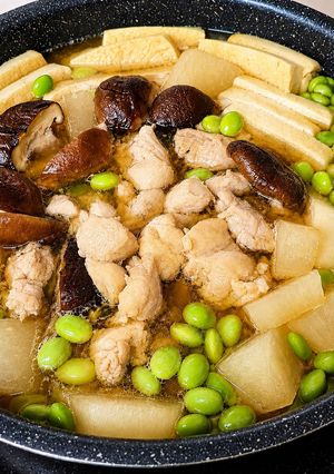 糖質オフ 高タンパク 凍らせ豆腐で肉感 鶏の煮物-レシピのメイン写真