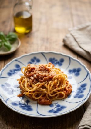 野菜嫌い攻略！野菜たっぷり濃厚⭐︎本格トマトパスタ-レシピのメイン写真