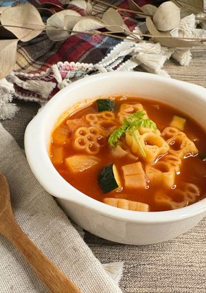 トマトジュースいらずで！ミネストローネ-レシピのメイン写真