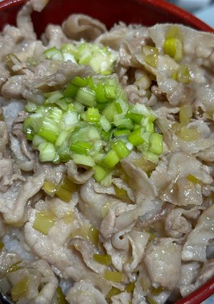 さっぱりねぎ塩豚丼-レシピのメイン写真
