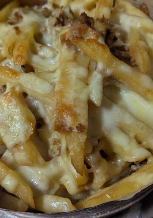 冷凍ポテトと豚ひき肉の甘辛チーズ焼き-レシピのメイン写真
