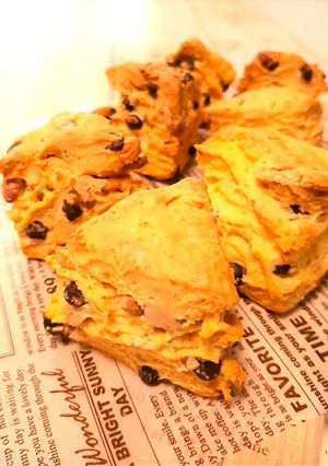バター卵なし(^^)くるみチョコスコーン-レシピのメイン写真