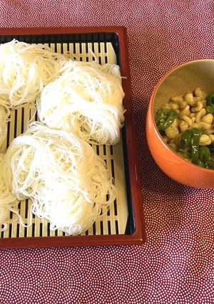 【野菜ソムリエ】万願寺甘とうの素麺つゆ-レシピのメイン写真