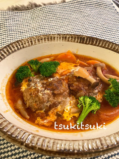 煮込みハンバーグ-レシピのメイン写真