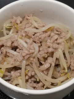 もやし入り、ひき肉の炒め物-レシピのメイン写真