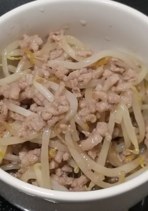 もやし入り、ひき肉の炒め物-レシピのメイン写真