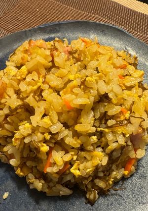 まるで沖縄のジューシー、もずく炒飯-レシピのメイン写真