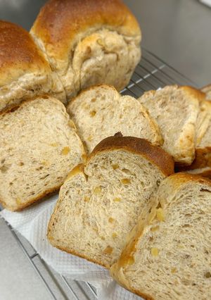 ふわもちくるみ食パン-レシピのメイン写真
